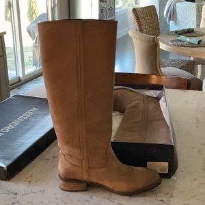 Alessandro Nerini tall tan boots, size 9